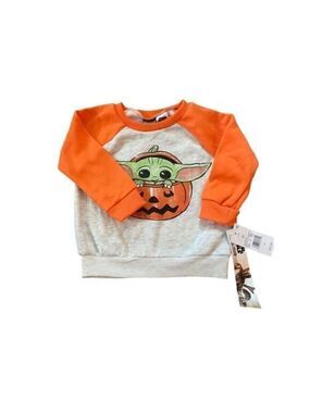 NWT- Baby Yoda Pumpkin  Halloween Sweater